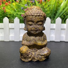 0.7LB 3.8" Natural Mariam Jasper Baby Buddha Carving Crystal Quartz Energy Reiki