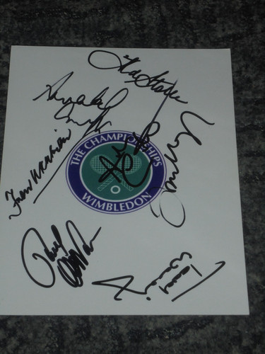 Wimbledon badge signed 7 - wimbledon,