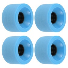 4pcs 65mm 78A Long Board Wheels Soft Cruiser Wheel Street Skateboard Wheel Blue