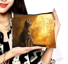 Egyptian Cat Makeup Bag