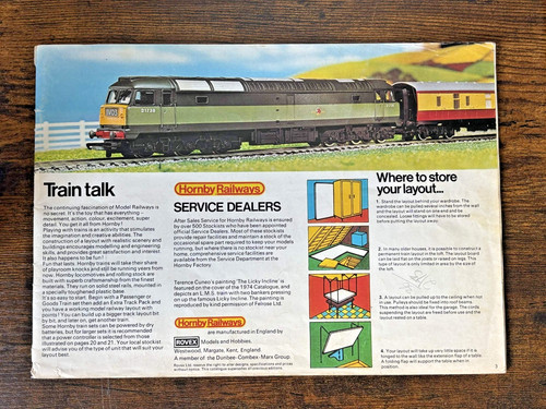 Vintage hornby railways - railways, 1974