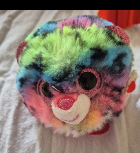 Beanie boos rainbow leopard - beanie,