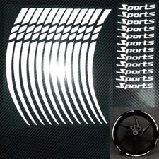 White Reflective Sticker Car