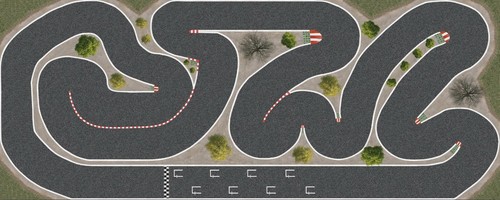 Racetrack race track - race, for