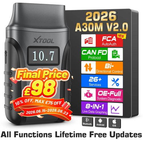 Xtool a30m wireless obd2 all - wireless,