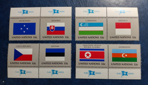 1998 flags scott 719 726 - un,