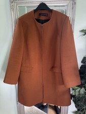 Zara Zip up Collarless Jacket