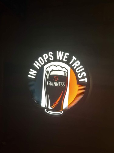 Guinness hops led - led, bar