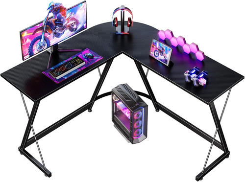 Shaped gaming desk 120 - gaming, desk,