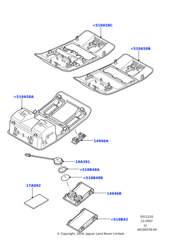 Land rover genuine bezel fits - genuine,