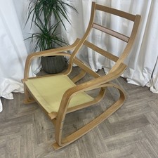 Vintage Sweden 1999 Ikea Poäng Rocking Chair Frame Only 802.240.44 Bent Wood