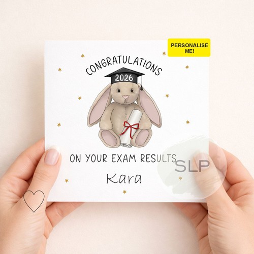 Personalised graduation card - graduation,