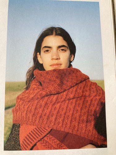 Toast long fairisle merino - toast,