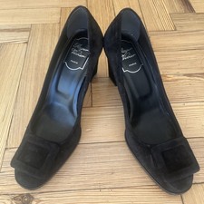 Roger Vivier Black Suede Shoes
