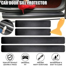 4x Carbon Fibre Car Door Sill