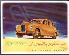 Austin A40 Devon Mk1 Sedan 1949-1952 USA Market Foldout Sales Brochure FAIR