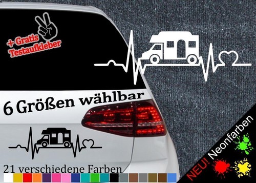 Heartbeat caravan stickers 6 - stickers, -6