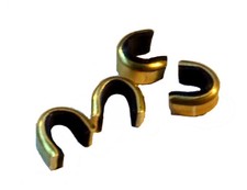 New Brass Nock Nocking Point Archery String Recurve Small Medium Saunders 5 sets