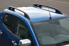 Black aluminium roof rack - aluminium,