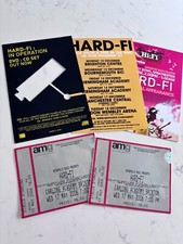 Hard-fi concert ticket stubs concert memorabilia flyers Brixton 17 May 2006