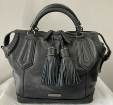 BURBERRY BLACK LEATHER