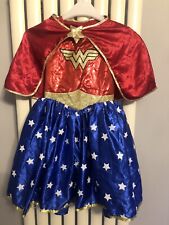 Childs Wonder Woman Fancy Dress Costume DC Comic Superhero Kids Girls 7-8 Years