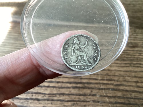 1844 victoria four pence groat - victoria,