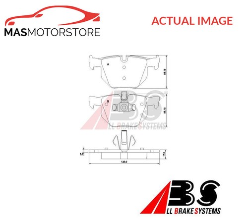 Brake pads set braking pad - brake,