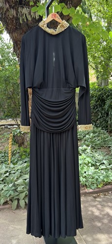 Vnt 80s escada gold beaded - vnt,
