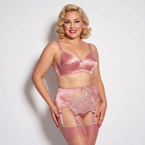 Pink strap suspender belt in - 8,