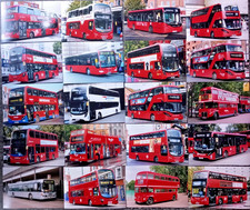Joblot of 80 London Bus and Coach Photographs (Random Selection)