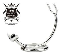 Art Stainless Steel DOVO Compatible Curved Straight Barber Razor Stand,