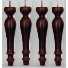 4 Reproduction Turned Wooden