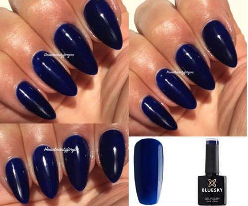 Bluesky gel nail polish blue - gel,