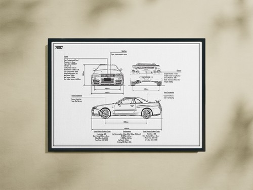 Inspired nissan skyline r34 - inspired, by