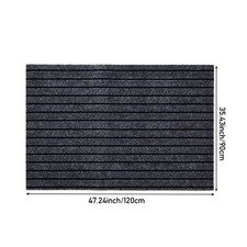 Heavy Duty Rubber Barrier Mat Non Slip Door Mats Hallway Runner Rugs Kitchen Rug