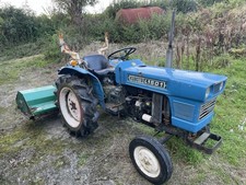 Kubota L1501 Mini Tractor With FTS Flail Mower