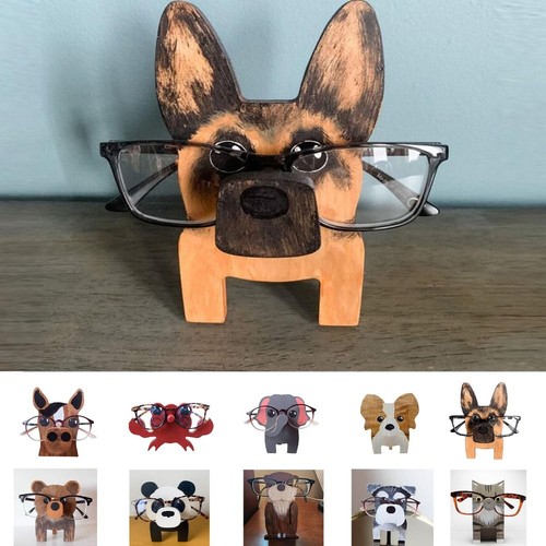 Carving animal eyeglass - eyeglass, stand