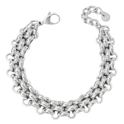 Silver colour chunky - silver, chain