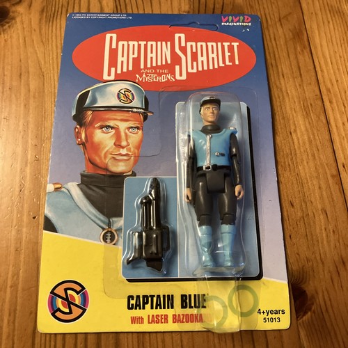 Captain blue figure - captain, moc