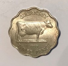 Guernsey 3 Pence Threepence