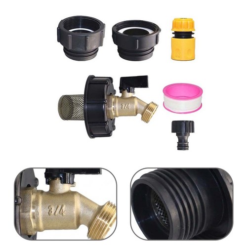 Stainless steel hose adapter - steel,