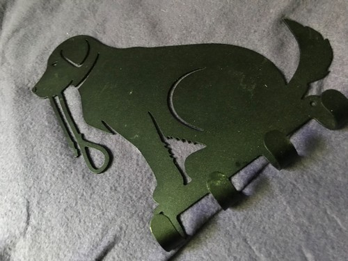 Black labrador silhouette wall - silhouette,