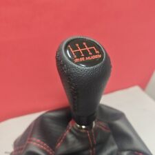 BLACK STITCH LEATHER MUGEN