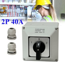 40Amp 2 Pole IP65 Enclosed