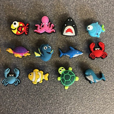 Shoe Charms for Croc Clogs - PVC Rubber - Shark - Fish - Sea Life - Ocean