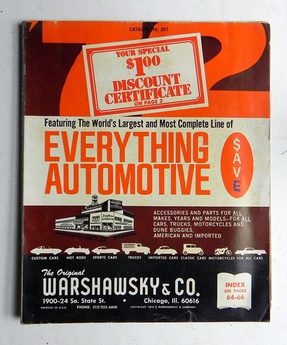 Warshawsky chicago 1972 - chicago,