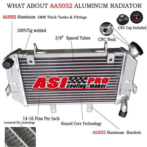 Atv row aluminum radiator - 2,