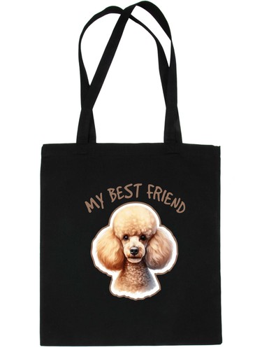 Poodle tote bag - tote,