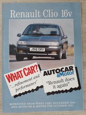 Renault Clio 16V Road Test